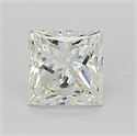 Diamante Natural 0.84 quilates, Princesa , Color I, claridad VVS1 y certificado GIA