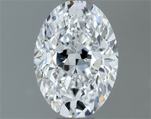 Picture of Natural Diamond 0.80 Carats, Oval with  Cut, D Color, VS2 Clarity and Certified by GIA
