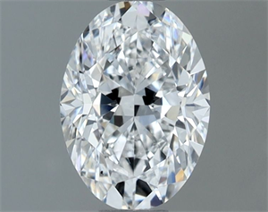 Picture of Natural Diamond 0.80 Carats, Oval with  Cut, D Color, VS2 Clarity and Certified by GIA