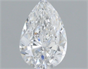 Diamante Natural 0.40 quilates, De pera , Color E, claridad SI1 y certificado GIA