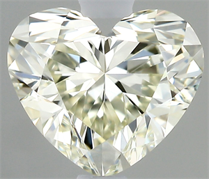 Picture of Natural Diamond 0.53 Carats, Heart with  Cut, K Color, IF Clarity and Certified by IGI