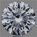 Lab Grown Diamond 1.15 Carats, Round with Ideal Cut, D Color, SI2 Clarity and Certified by IGI