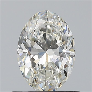 Picture of Natural Diamond 0.70 Carats, Oval with  Cut, H Color, VVS2 Clarity and Certified by GIA