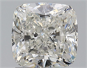 Natural Diamond 1.80 Carats, Cushion with  Cut, H Color, SI1 Clarity and Certified by GIA