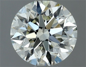 Picture of Natural Diamond 0.71 Carats, Round with Excellent Cut, K Color, VVS1 Clarity and Certified by IGI