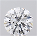 Lab Grown Diamond 3.42 Carats, Round with Ideal Cut, D Color, IF Clarity and Certified by IGI