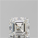 Diamante Natural 1.01 quilates, Asscher , Color I, claridad VS1 y certificado GIA