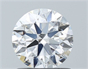 Natural Diamond 0.90 Carats, Round with Excellent Cut, E Color, VS2 Clarity and Certified by GIA
