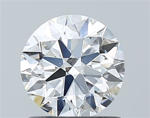 Picture of Natural Diamond 0.90 Carats, Round with Excellent Cut, E Color, VS2 Clarity and Certified by GIA
