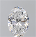 Natural Diamond 4.01 Carats, Oval with  Cut, D Color, VS1 Clarity and Certified by GIA