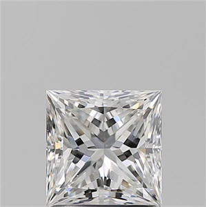 Foto Diamante Natural 1.52 quilates, Princesa , Color F, claridad SI1 y certificado GIA de