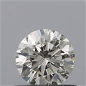 Natural Diamond 0.51 Carats, Round with Excellent Cut, K Color, IF Clarity and Certified by GIA