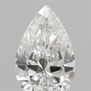 Foto Diamante Natural 0.10 quilates, De pera , Color E, claridad VVS2 y certificado IGI de