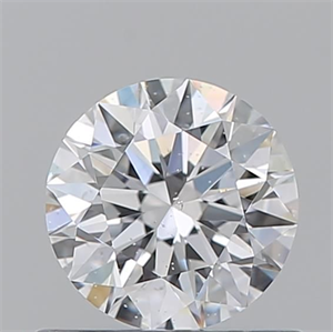 Picture of Natural Diamond 0.70 Carats, Round with Excellent Cut, E Color, SI2 Clarity and Certified by GIA