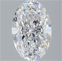 Diamante Natural 2.03 quilates, Ovalado , Color D, claridad FL y certificado GIA