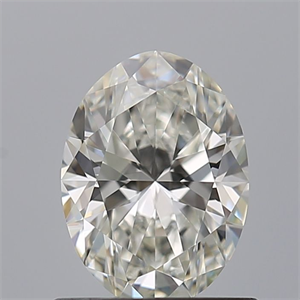 Picture of Natural Diamond 0.71 Carats, Oval with  Cut, F Color, VVS1 Clarity and Certified by IGI