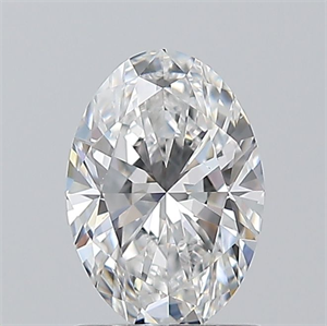 Picture of Natural Diamond 1.00 Carats, Oval with  Cut, E Color, VS2 Clarity and Certified by GIA