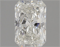 Natural Diamond 0.50 Carats, Radiant with  Cut, H Color, SI1 Clarity and Certified by GIA