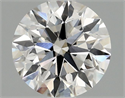 Lab Grown Diamond 1.51 Carats, Round with Excellent Cut, F Color, VS2 Clarity and Certified by IGI