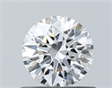 Diamante Natural 0.51 quilates, Redondo , Color D, claridad IF y certificado GIA