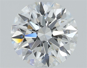 Picture of Lab Grown Diamond 1.04 Carats, Round with Ideal Cut, D Color, VVS2 Clarity and Certified by IGI