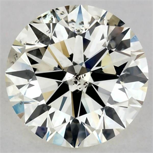 Picture of Natural Diamond 0.60 Carats, Round with Excellent Cut, L Color, SI2 Clarity and Certified by GIA