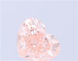 Picture of Lab Grown Diamond 2.51 Carats, Heart with  Cut, Fancy Pink Color, VS1 Clarity and Certified by IGI