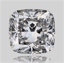 Natural Diamond 0.61 Carats, Cushion with  Cut, D Color, VVS1 Clarity and Certified by GIA