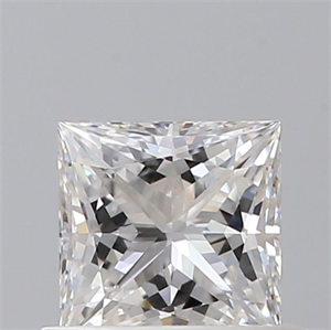Picture of Natural Diamond 0.54 Carats, Princess with  Cut, D Color, VS1 Clarity and Certified by GIA