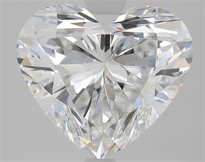Picture of Natural Diamond 3.15 Carats, Heart with  Cut, E Color, VS1 Clarity and Certified by GIA