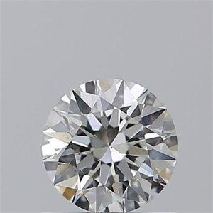 Picture of Natural Diamond 0.74 Carats, Round with Excellent Cut, H Color, VS2 Clarity and Certified by GIA