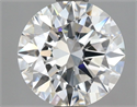Del inventario de diamantes de laboratorio, 2.08 quilates, Redondo , Color E, claridad VVS2 y certificado IGI