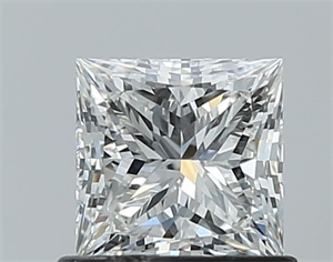 Foto Diamante Natural 0.81 quilates, Princesa , Color H, claridad IF y certificado GIA de