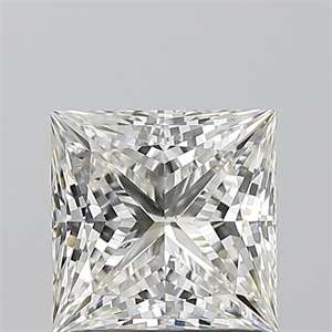 Foto Diamante Natural 1.51 quilates, Princesa , Color J, claridad SI1 y certificado GIA de