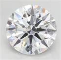 Lab Grown Diamond 2.56 Carats, Round with Excellent Cut, D Color, VVS1 Clarity and Certified by GIA
