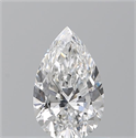Natural Diamond 0.76 Carats, Pear with  Cut, E Color, VVS2 Clarity and Certified by GIA