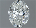 Natural Diamond 1.50 Carats, Oval with  Cut, F Color, SI1 Clarity and Certified by GIA