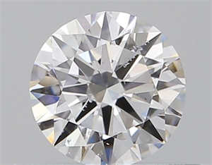 Foto Diamante Natural 0.40 quilates, Redondo , Color D, claridad SI2 y certificado GIA de