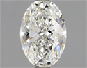 Natural Diamond 1.30 Carats, Oval with  Cut, G Color, IF Clarity and Certified by GIA