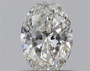 Picture of Natural Diamond 0.50 Carats, Oval with  Cut, H Color, SI1 Clarity and Certified by GIA