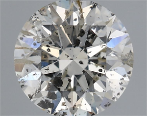 Picture of Natural Diamond 0.74 Carats, Round with Excellent Cut, J Color, I1 Clarity and Certified by IGI