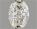 Natural Diamond 0.90 Carats, Oval with  Cut, G Color, SI1 Clarity and Certified by GIA