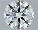 Natural Diamond 2.71 Carats, Round with Excellent Cut, G Color, VVS1 Clarity and Certified by GIA