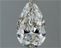 Natural Diamond 0.70 Carats, Pear with  Cut, J Color, VVS2 Clarity and Certified by IGI