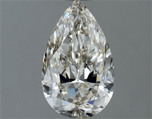 Picture of Natural Diamond 0.70 Carats, Pear with  Cut, J Color, VVS2 Clarity and Certified by IGI