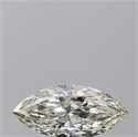 Natural Diamond 0.65 Carats, Marquise with  Cut, L Color, SI1 Clarity and Certified by GIA