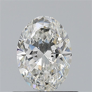 Picture of Natural Diamond 0.60 Carats, Oval with  Cut, H Color, VS2 Clarity and Certified by GIA