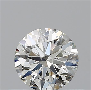 Picture of Natural Diamond 0.40 Carats, Round with Excellent Cut, K Color, SI1 Clarity and Certified by GIA