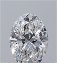 Natural Diamond 0.30 Carats, Oval with  Cut, F Color, VS1 Clarity and Certified by GIA