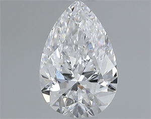 Picture of Natural Diamond 0.50 Carats, Pear with  Cut, D Color, VVS2 Clarity and Certified by GIA